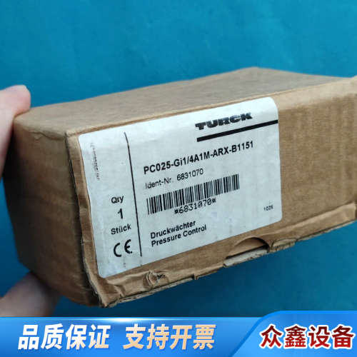 TURCK传感器PC025-Gi1/4A1M-ARX-B11