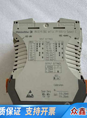 魏德米勒隔离器WTS4 PT100/3 843215 现