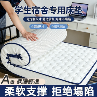 定制床垫家用宿舍租房85x80x90x180x190cm中小学校单人住宿床垫子