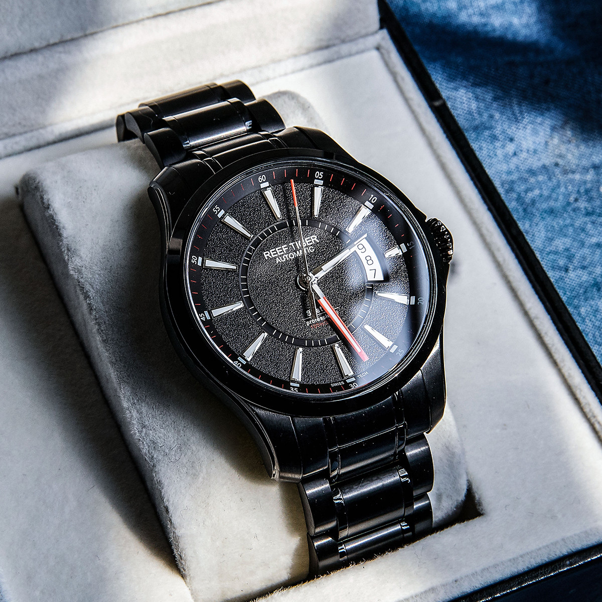 瑞夫泰格手表男全自动机械表精钢时尚休闲运动十大品牌男表