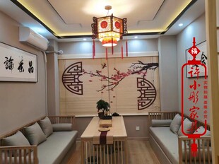 售楼处部洽谈沙发禅意餐桌茶几桌椅组合美容院会所接待休闲区卡座