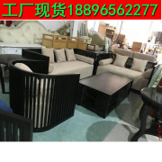 Mới kết hợp sofa phong cách Trung Quốc hậu hiện đại sofa khách sạn câu lạc bộ sảnh bán đồ nội thất văn phòng tiếp tân sofa - Giải trí / Bar / KTV