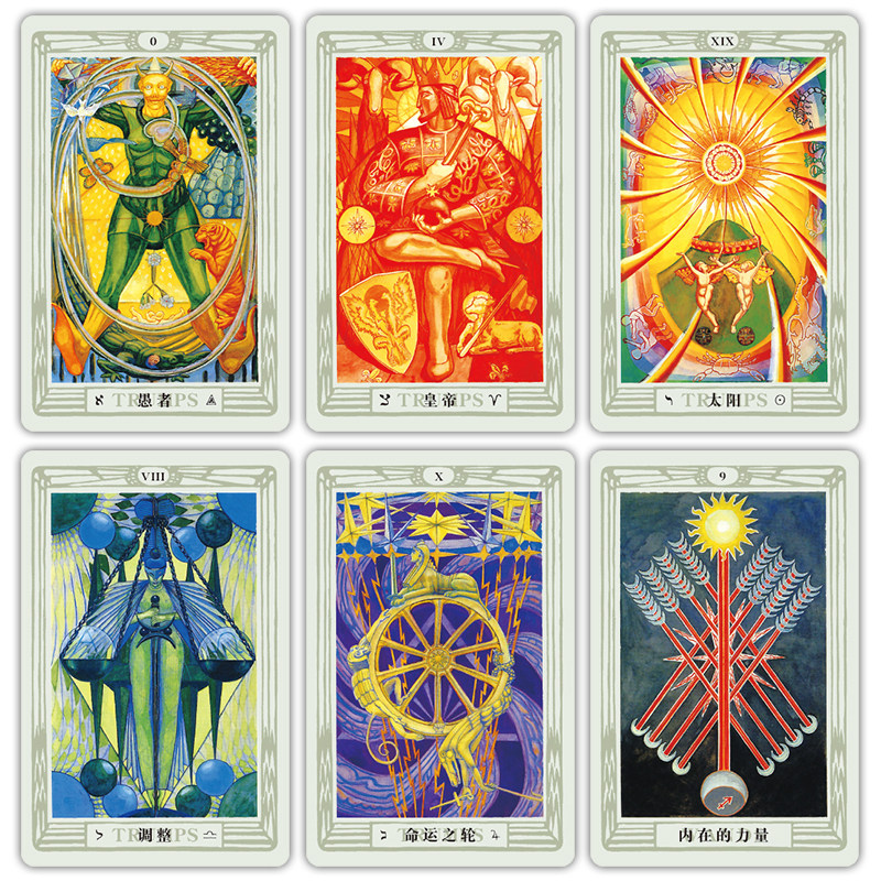 透特托特taluo塔罗牌罗塔韦特伟特维特塔牌罗卡罗牌逆位tarot牌