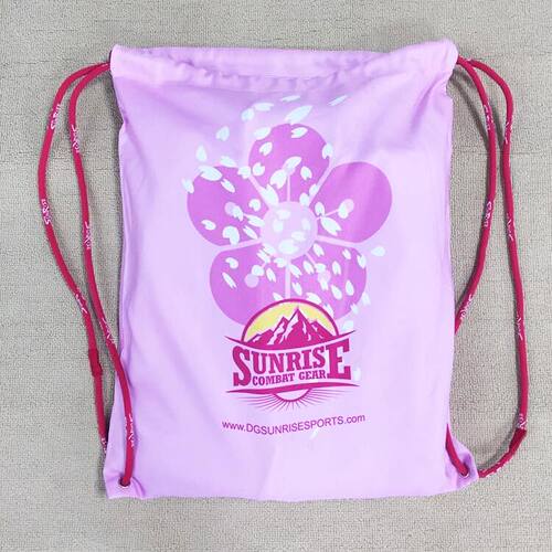 SUNRISE柔术服柔道服收纳袋储存袋樱花粉色抽绳便携热销收纳袋 - 封面