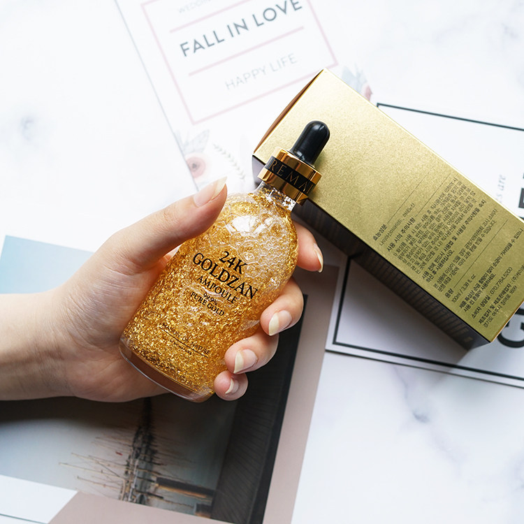 韩国skinature/思肤秀24k黄金金箔胜肽浓缩精华液100ml安瓶精华