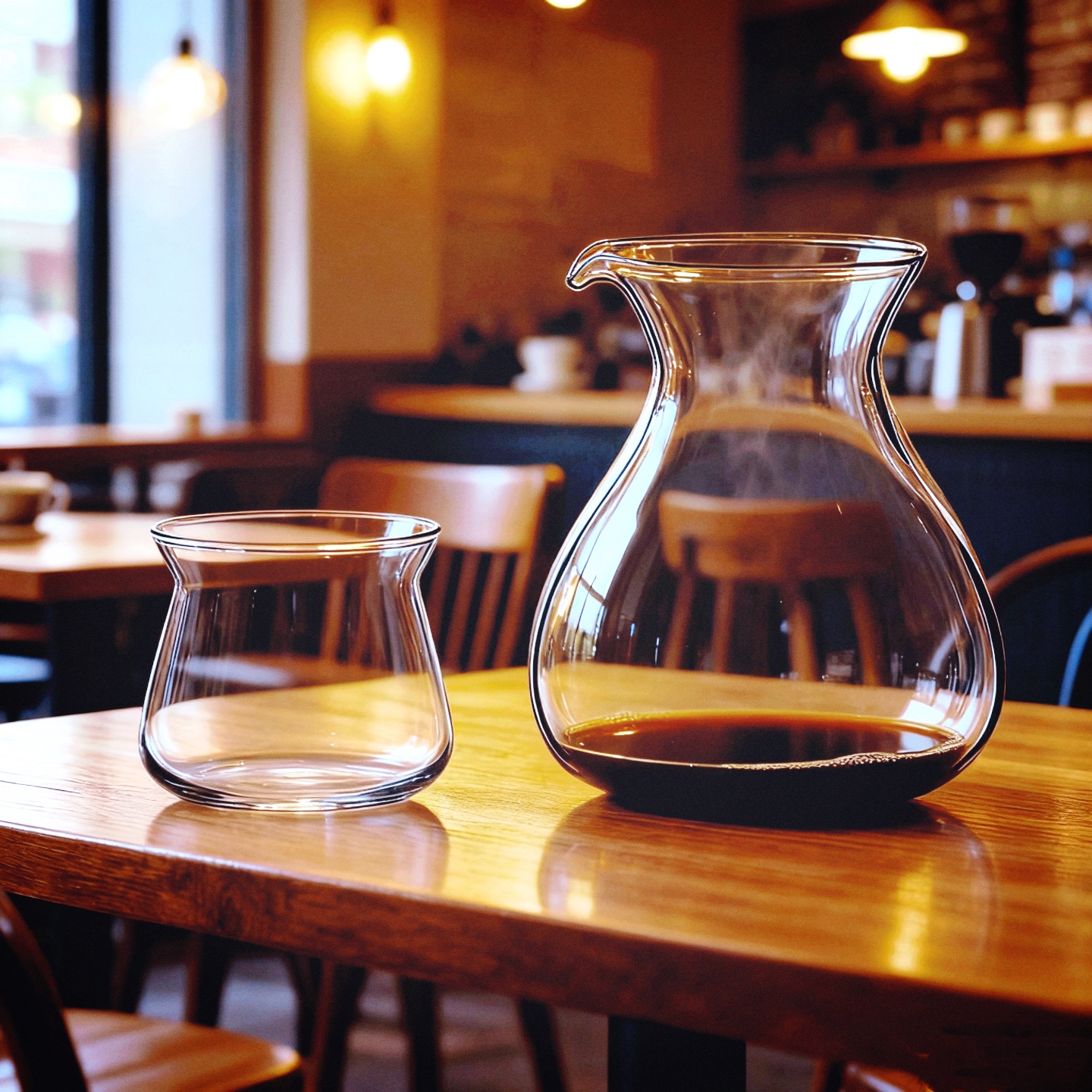 日式手冲咖啡分享壶耐热玻璃滤壶