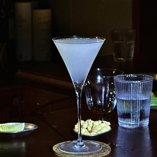 木村系列三角干马天尼杯高脚鸡尾酒杯水晶玻璃杯v型酒杯martini杯