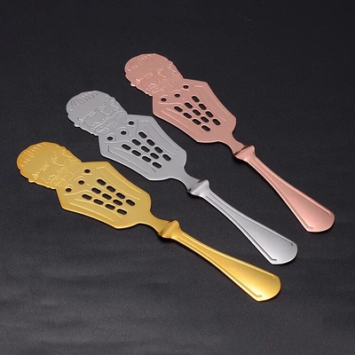 酒吧聚采 进口苦艾勺 人像苦艾酒勺 苦艾酒 烧方糖苦艾酒烧勺