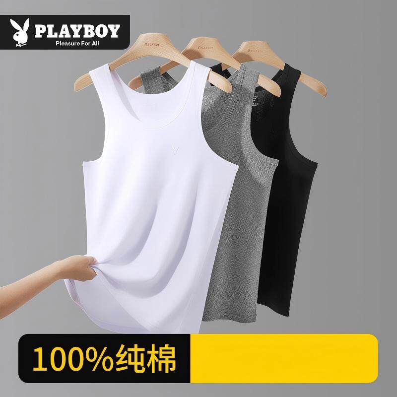 男士背心男款纯棉吸汗春夏运动宽肩无袖内穿打底衫男式背心T恤