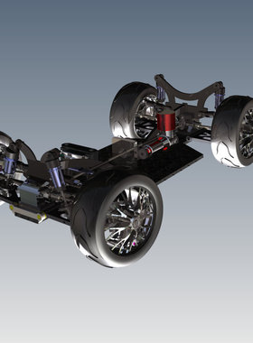 RC遥控车Coche三维建模图纸 inventor设计