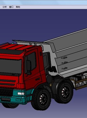 微型版泰脱拉Tatra 8X8卡车图纸 SolidEdge设计 stp格式 太拖拉