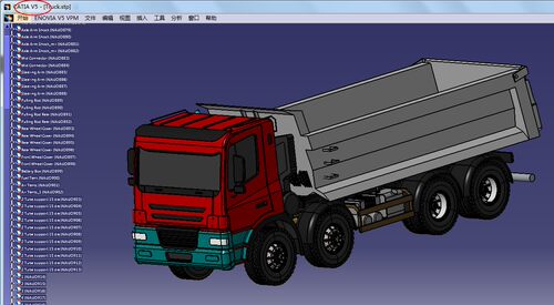 微型版泰脱拉Tatra 8X8卡车图纸 SolidEdge设计 stp格式 太拖拉