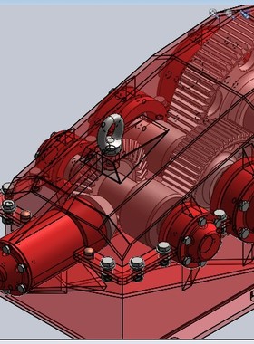 1比16减速器3D图纸 SolidWorks2015设计 赠JPG格式二维工程图