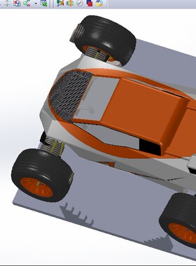ET-210遥控赛车图纸 RC建模 SolidWorks设计