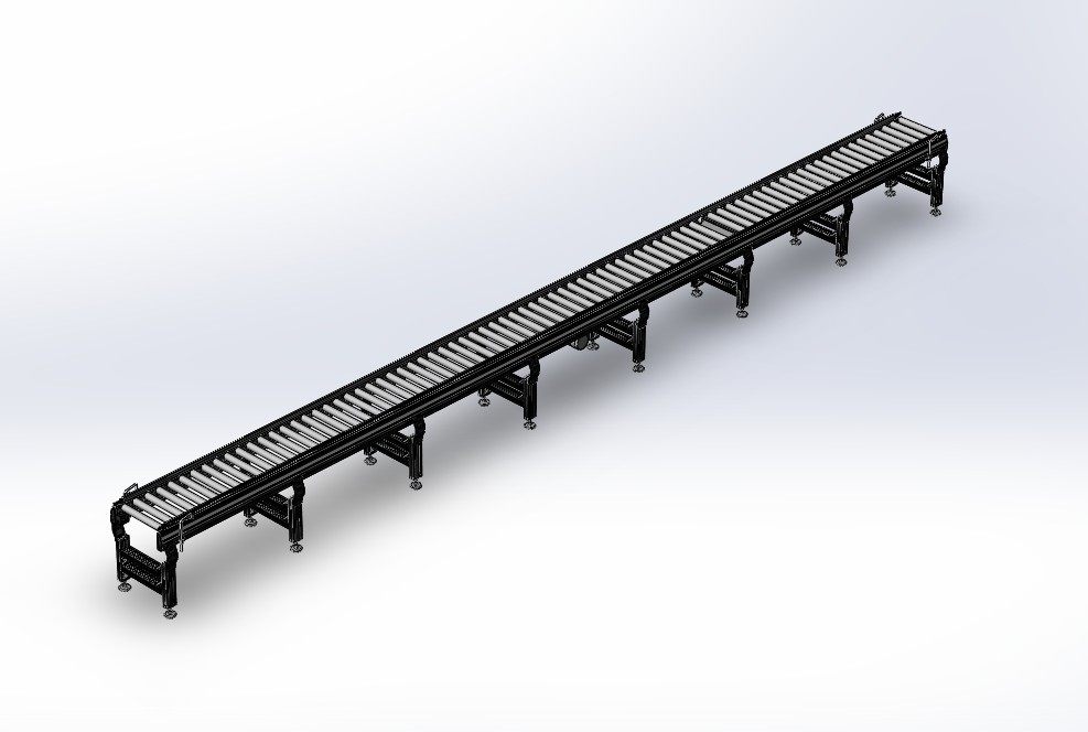 欧标铝型材辊道输送机3D模型图纸 Solidworks设计,商务/设计服务,设计素材/源文件,淘宝优惠券,粉丝福利购,淘宝优惠卷