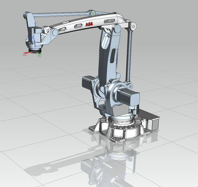 ABB IRB 460高速码垛机器人3D图纸 IGS STP X_T等格式