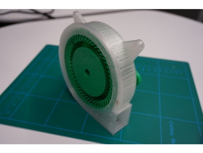 手持式机械风扇玩具模型3D打印图纸 STL格式