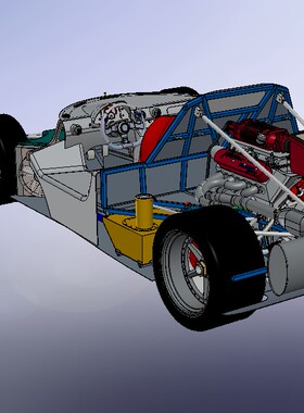 Redback Spyder 赛车底盘图纸 SolidWorks设计 附IGES格式