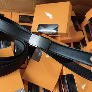 百搭合金扣!品牌撤柜内扣式皮带男休闲商务自动扣耐用尾货清仓