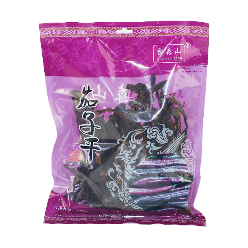 丽水山耕浙江特产农家自晒茄子干脱水蔬菜传统手工乡下土产品250g