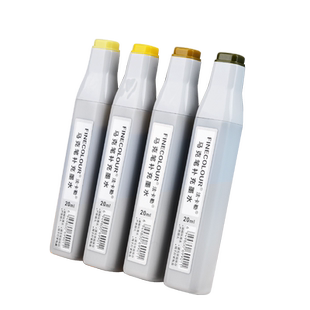 法卡勒马克笔补充液1代2代3代4代5代6代墨水填充液法克勒肤色酒精油性软头充液包灰色套装270自选480色单只