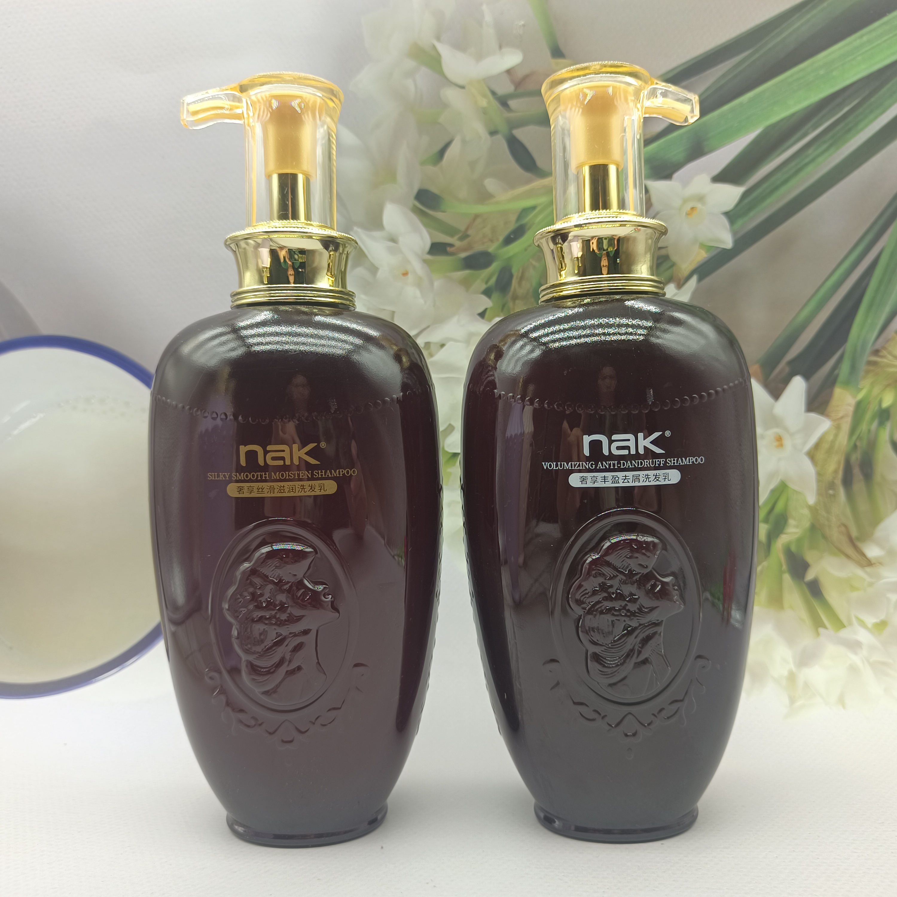 NAK洗发水奢享丰盈去屑丝滑洗发乳官方正品清洁顺滑控油护发芳香