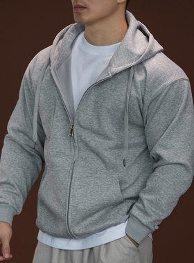 BARBRO新款卫衣外套男连帽韩版秋款宽松薄款百搭上衣休闲外套男款