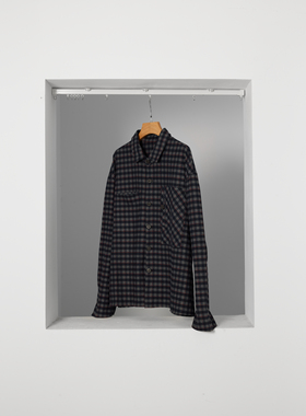 Oucfii 25fw 日产格纹衬衫