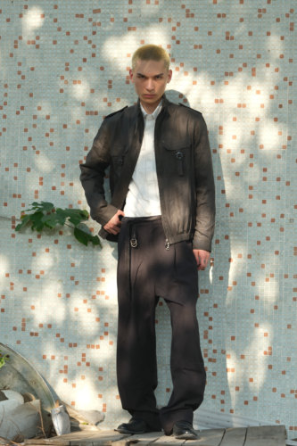 Ouc Fii Hempt jacket 炭灰汉麻夹克。