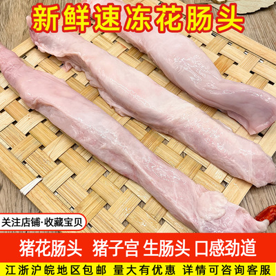 猪花肠头猪小肠生肠儿肠菊花脆肠