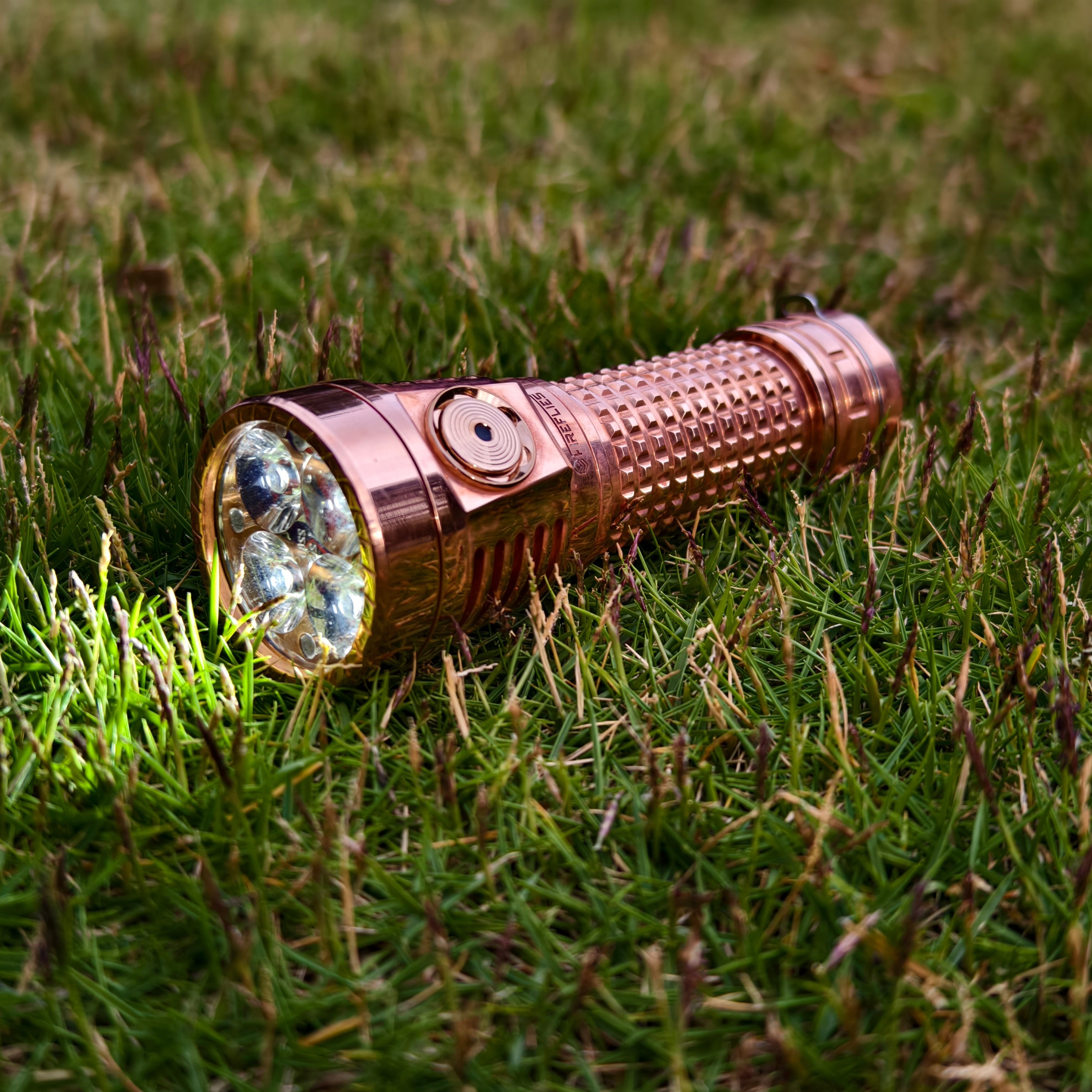 FFL萤火虫 纯铜 铜钛合金手电筒 E04 四核SFT42灯珠