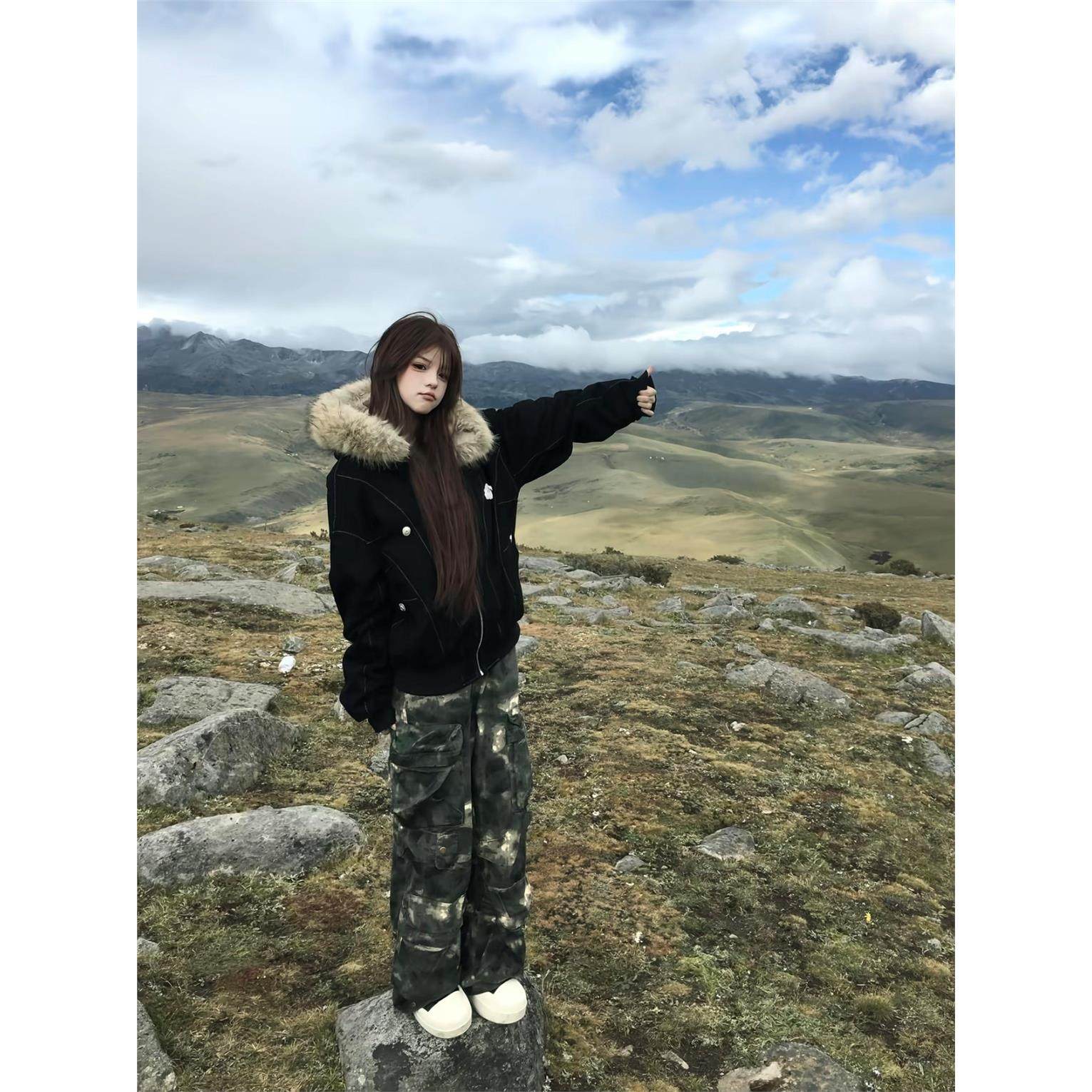 巨好看座山雕棉服厚外套女冬季2025新款设计感小个子加绒派克棉衣,个性定制/设计服务/DIY,棉服工装,淘宝优惠券,粉丝福利购,淘宝优惠卷