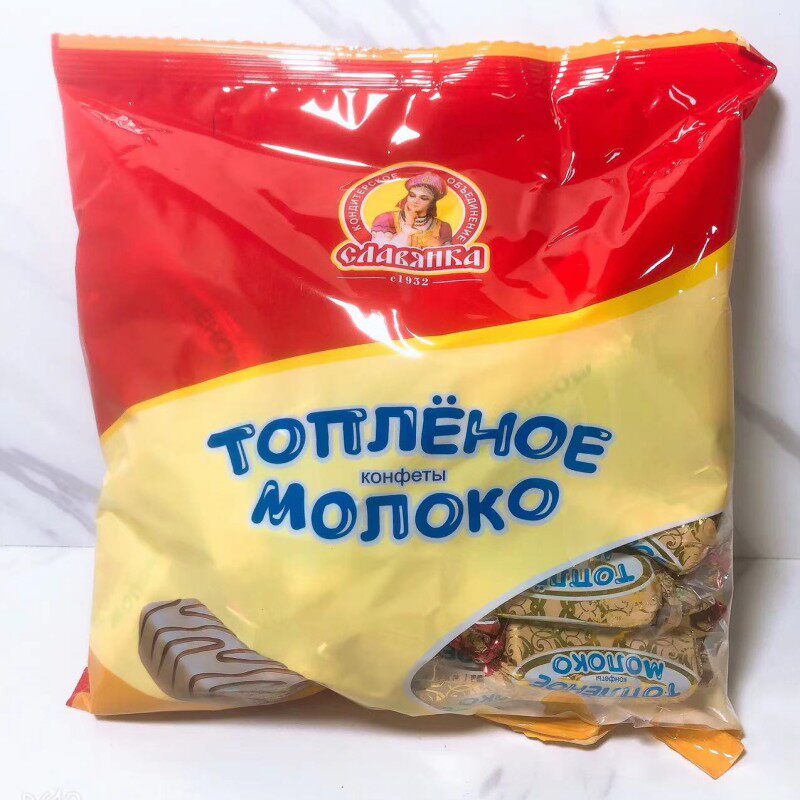 俄罗斯鲜奶威化糖500克年货喜糖