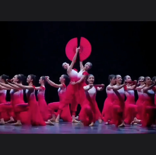 中国舞女生表演服装唯美大气开场舞舞蹈服装古典舞绽放芳华演出服