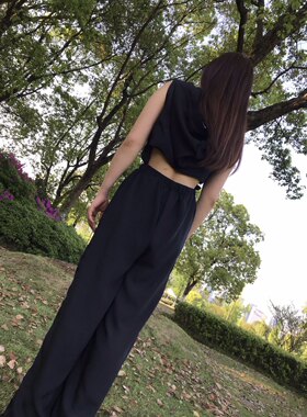 睡衣女夏薄款性感欢乐颂安迪同款无袖宽松外穿家居服2026网红新款