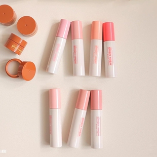 ETUDE爱丽小屋姜糖唇蜜润唇精华水光唇釉玻璃唇孝珍伪素颜06裸色