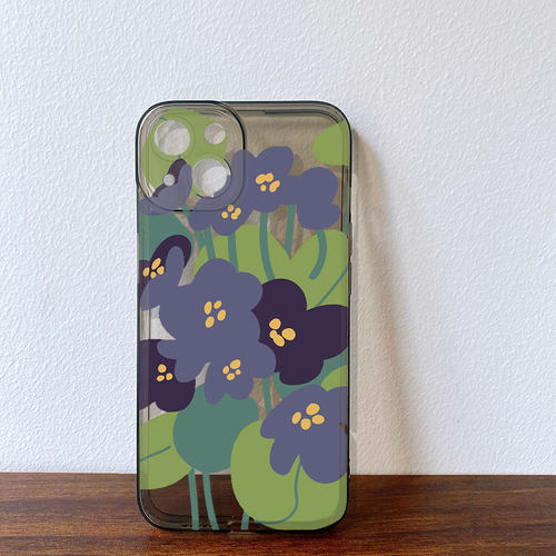 小众插画花适用iPhone17苹果16Promax软15Pro华为mate40p80vivox200荣耀OPPOReno13小米14手机壳iQOOneo女gt