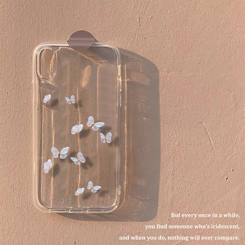 蝴蝶硅胶小米极简风iPhoneoppo