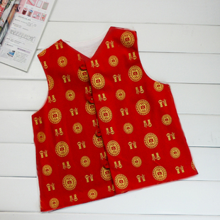 宝宝棉马甲裁片半成品婴幼儿童手工唐装衣皮冬季布料弹力针织棉