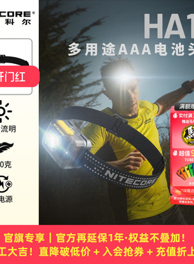 [探索新境同款]nitecore奈特科尔头灯户外强光超亮登山头灯HA13