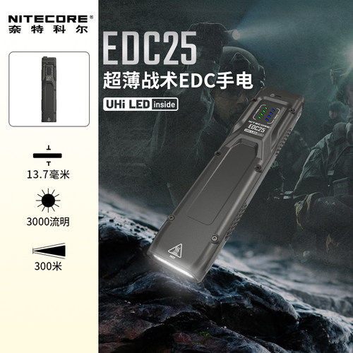 奈特科尔edc25战术手电强光
