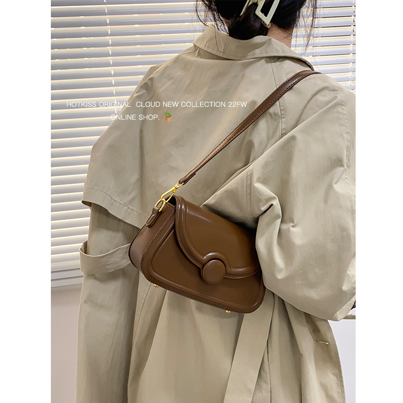 链条小包包女夏2022新款潮时尚腋下包质感小众百搭ins斜挎马鞍包