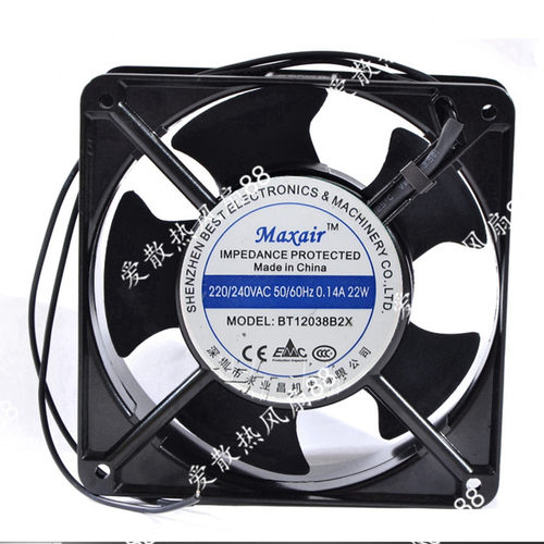 全新正品Maxair散热风扇BT12038B2HL BT12038B2X 220V 0.14A风机