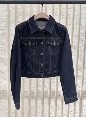 【C+系列】正品牛仔夹克2026春新品高密竹节棉原色短款MBF1JKT019