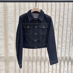 【C+系列】正品牛仔夹克2026春新品高密竹节棉原色短款MBF1JKT019