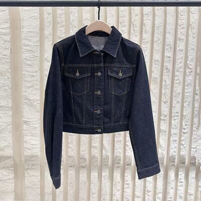 【C+系列】正品牛仔夹克2026春新品高密竹节棉原色短款MBF1JKT019