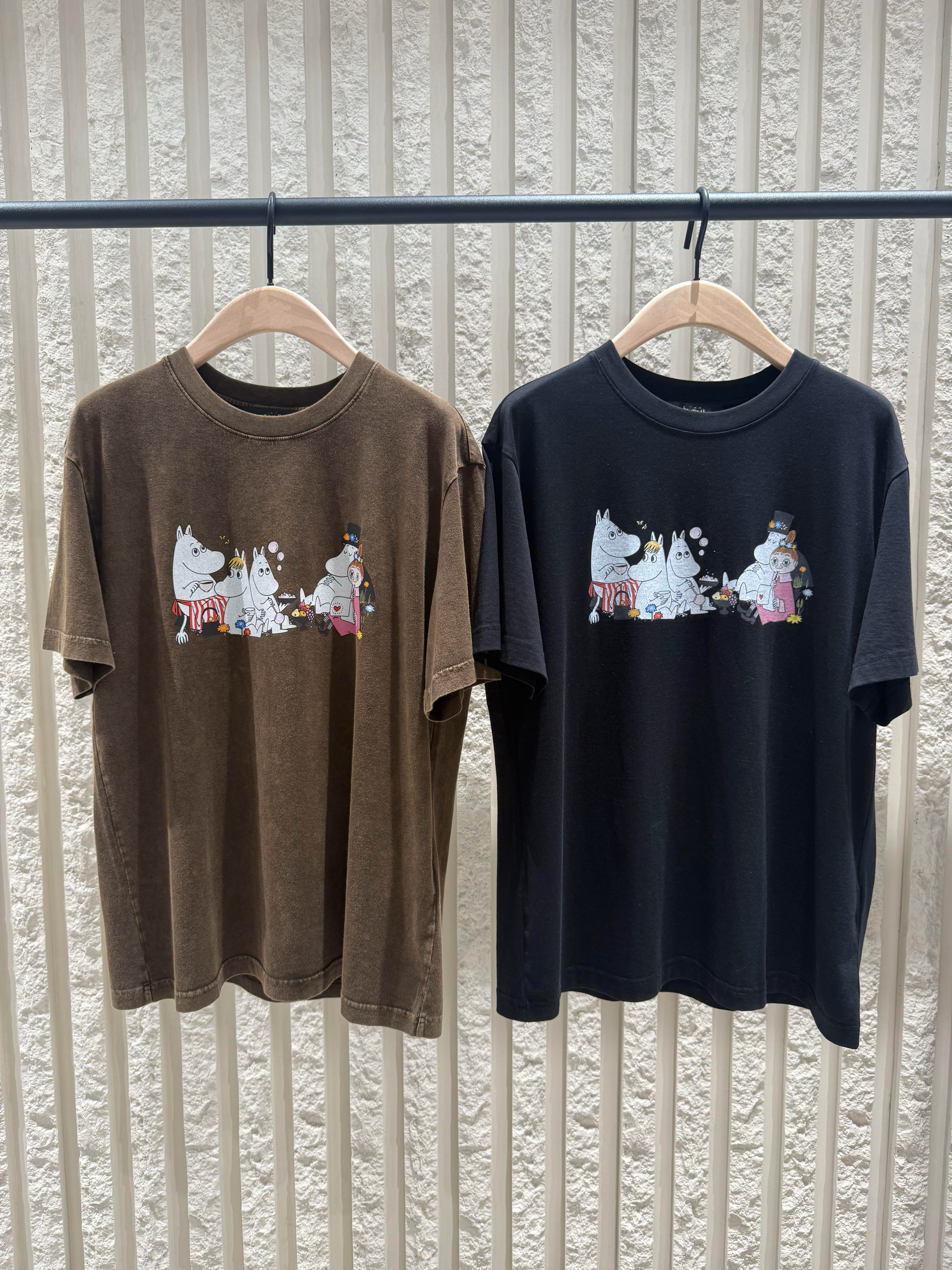 【姆明系列】正品短袖T恤2026夏新品阿苏特染长绒棉MBF2TEE045