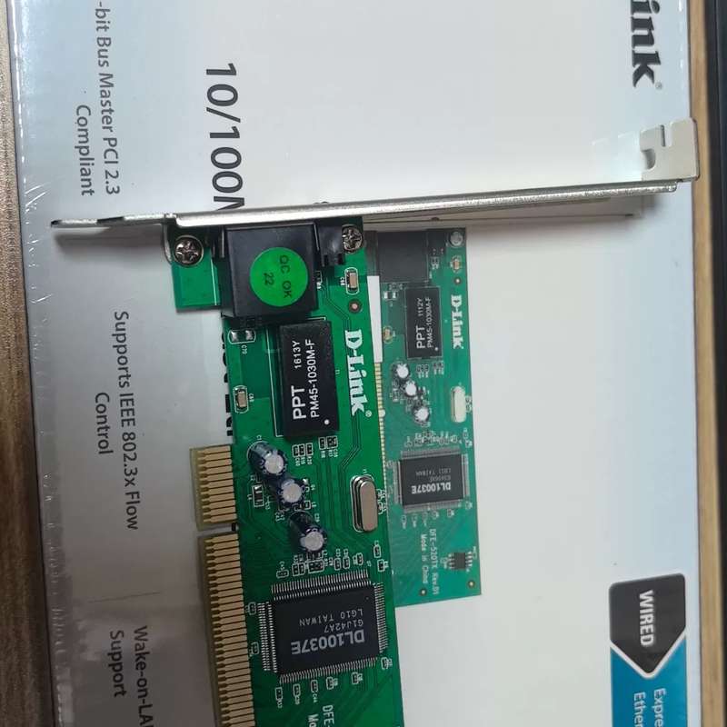 议价-D-Link DFE-520TX PCI有线网卡 现货 带原-可维修