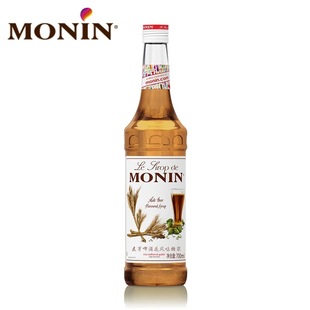 莫林MONIN麦芽啤酒花风味糖浆玻璃瓶装700ml咖啡鸡尾酒果汁饮料