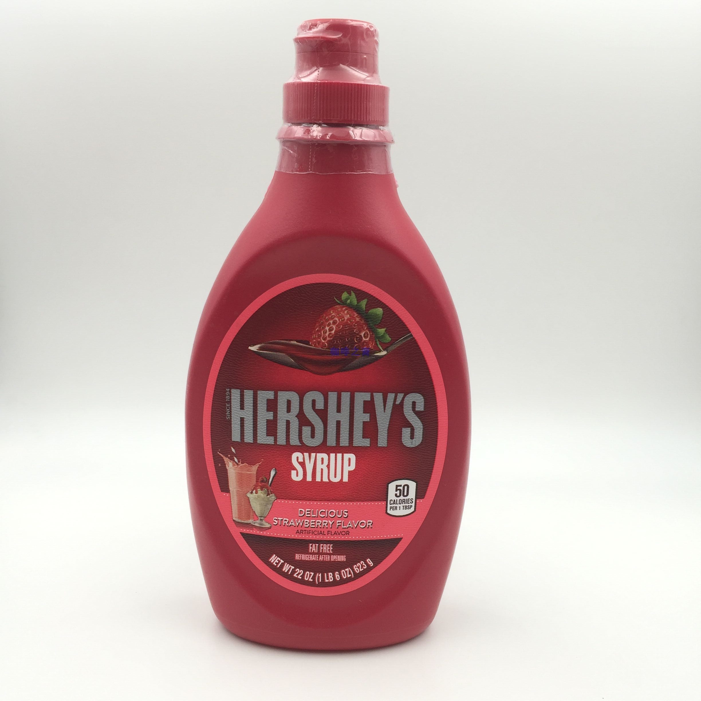 好时hersheys 好时草莓酱  冰淇淋圣代淋浆 草莓味巧克力酱